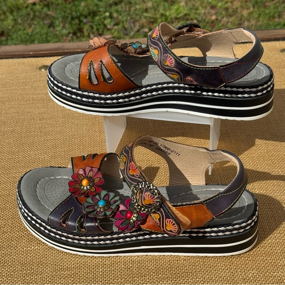 Spring Step L'Artiste Women's Laga Slide Sandal Size 39 (8) - Picture 2 of 10